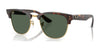 Ray-Ban CLUBMASTER REVERSE RBR0504S Sunglasses / Havana №1359VR / Dark Green (3N 14.9%) / Size 51