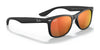 Ray-Ban JUNIOR NEW WAYFARER RJ9052SF Sunglasses | Size 50 / Rubber Black №702855 / Light Green Mirror Blue (3N 10.8%)