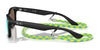 Ray-Ban JUNIOR NEW WAYFARER RJ9052SF Sunglasses | Size 50 / Rubber Black №702855 / Light Green Mirror Blue (3N 10.8%)