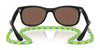 Ray-Ban JUNIOR NEW WAYFARER RJ9052SF Sunglasses | Size 50 / Rubber Black №702855 / Light Green Mirror Blue (3N 10.8%)
