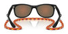 Ray-Ban JUNIOR NEW WAYFARER RJ9052SF Sunglasses | Size 50 / Rubber Black №702855 / Light Green Mirror Blue (3N 10.8%)