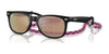 Ray-Ban JUNIOR NEW WAYFARER RJ9052SF Sunglasses | Size 50 / Rubber Black №70287J / Orange Mirror Pink (3N 17%)