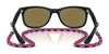 Ray-Ban JUNIOR NEW WAYFARER RJ9052SF Sunglasses | Size 50 / Rubber Black №702855 / Light Green Mirror Blue (3N 10.8%)