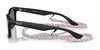 Ray-Ban JUNIOR NEW WAYFARER RJ9052SF Sunglasses | Size 50 / Rubber Black №702855 / Light Green Mirror Blue (3N 10.8%)