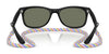 Ray-Ban JUNIOR NEW WAYFARER RJ9052SF Sunglasses | Size 50 / Rubber Black №702855 / Light Green Mirror Blue (3N 10.8%)