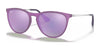 Ray-Ban JUNIOR ERIKA RJ9060S Sunglasses | Size 50 / Violet Fluo №70084V / Grey/Violet (2N 27%)