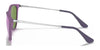 Ray-Ban JUNIOR ERIKA RJ9060S Sunglasses | Size 50 / Fuchsia Fluo №70096Q / Brown/Orange (3N 13.3%)