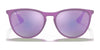 Ray-Ban JUNIOR ERIKA RJ9060S Sunglasses | Size 50 / Fuchsia Fluo №70096Q / Brown/Orange (3N 13.3%)