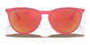 Ray-Ban JUNIOR ERIKA RJ9060S Sunglasses | Size 50 / Fuchsia Fluo №70096Q / Brown/Orange (3N 13.3%)