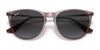 Ray-Ban JUNIOR ERIKA RJ9060S Sunglasses | Size 50 / Fuchsia Fluo №70096Q / Brown/Orange (3N 13.3%)
