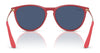 Ray-Ban JUNIOR ERIKA RJ9060S Sunglasses | Size 50 / Fuchsia Fluo №70096Q / Brown/Orange (3N 13.3%)