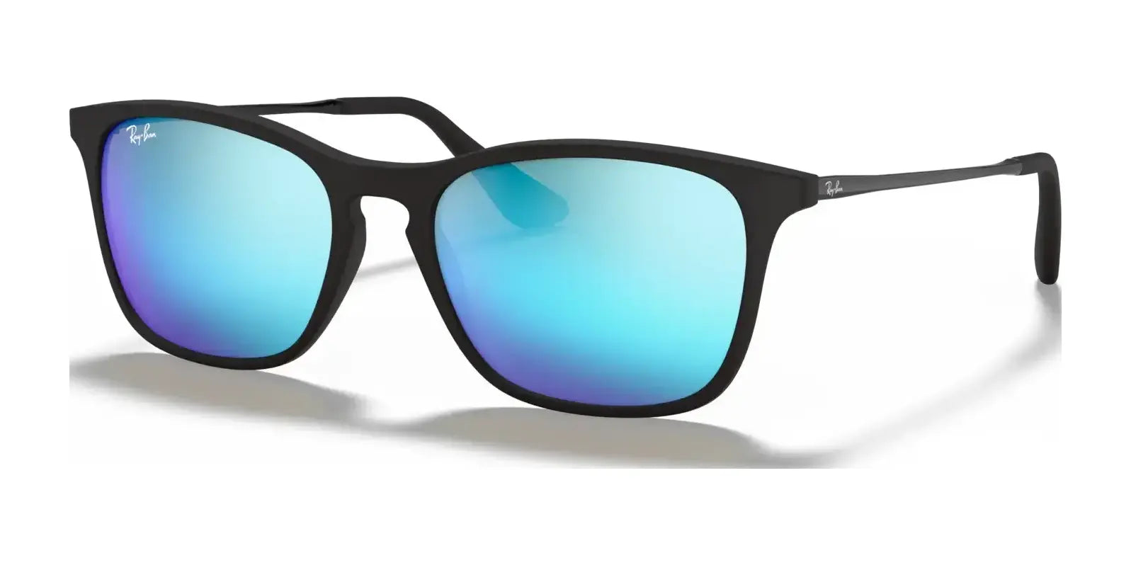 Ray-Ban RJ9061SF Sunglasses Rubber Black / Blue Flash Ray-Ban RJ9061SF Sunglasses Rubber Black / Blue Flash