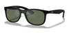 Ray-Ban RJ9062S Sunglasses | Size 48 / Black №701371 / Dark Green (3N 12.9%)