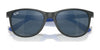 Ray-Ban RJ9077SF Sunglasses | Size 49 / Transparent Blue №719471 / Dark Green (3N 14.3%)