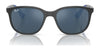 Ray-Ban RJ9078S Sunglasses | Size 48 / Black On Red №713171 / Dark Green (3N 14.3%)