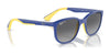 Ray-Ban RJ9078SF Sunglasses | Size 48 / Light Blue On Yellow №7132T3 / Grey (Polarized) (3P 13%)