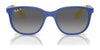 Ray-Ban RJ9078SF Sunglasses | Size 48 / Light Blue On Yellow №7132T3 / Grey (Polarized) (3P 13%)