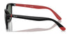 Ray-Ban RJ9079S Sunglasses | Size 49 / Black On Red №713171 / Dark Green (3N 14.3%)