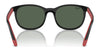 Ray-Ban RJ9079S Sunglasses | Size 49 / Black On Red №713171 / Dark Green (3N 14.3%)
