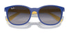 Ray-Ban RJ9079S Sunglasses | Size 49 / Black On Red №713171 / Dark Green (3N 14.3%)