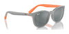 Ray-Ban RJ9079S Sunglasses | Size 49 / Black On Red №713171 / Dark Green (3N 14.3%)