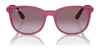 Ray-Ban RJ9079S Sunglasses | Size 49 / Black On Red №713171 / Dark Green (3N 14.3%)