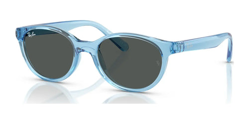 Ray-Ban RJ9080S Sunglasses / Size 45 / Transparent Blue №716887 / Dark Grey (3N 12.4%)