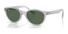 Ray-Ban RJ9080S Sunglasses | Size 45 / Transparent Grey №717171 / Dark Green (3N 14.3%)