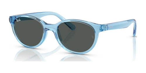 Ray-Ban RJ9080SF Sunglasses / Size 47 / Transparent Blue №716887 / Dark Grey (3N 12.4%)