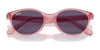 Ray-Ban RJ9080SF Sunglasses | Size 47 / Transparent Blue №716887 / Dark Grey (3N 12.4%)