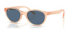 Ray-Ban RJ9080SF Sunglasses | Size 47 / Transparent Orange №717080 / Dark Blue (3N 14.9%)