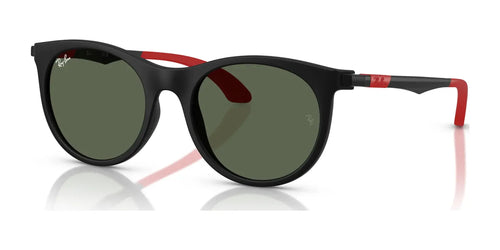 Ray-Ban RJ9082S Sunglasses / Size 47 / Matte Black №718371 / Dark Green (3N 12.9%)