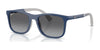Ray-Ban RJ9084S Sunglasses | Size 47 / Blue On Rubber Grey №7187T3 / Light Brown (Polarized) (3P 13%)