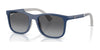 Ray-Ban RJ9084SF Sunglasses | Size 47 / Black On Rubber Red №713171 / Dark Green (3N 14.3%)