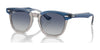 Ray-Ban RJ9098S Sunglasses | Size 45 / Top Dark Blue & Brown & Light Grey №71554L / Grey/Blue (2N 25%)