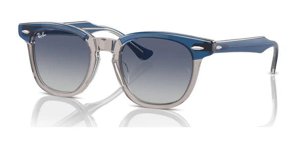 Ray-Ban RJ9098SF Sunglasses | Size 47 / Top Dark Blue & Brown & Light Grey №71554L / Grey/Blue (2N 25%)