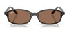 Ray-Ban RJ9132SF Sunglasses | Size 49 / Transparent Beige №720013 / Gradient Brown (3N 16%)