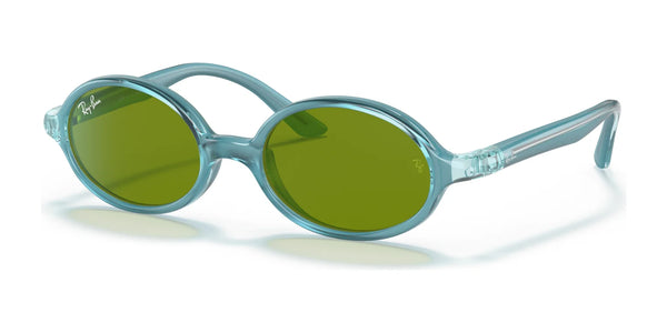 Ray-Ban RJ9145S Sunglasses | Size 44 / Light Blue №7085/2 / Green (3N 13.5%)