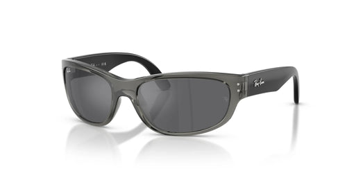 Ray-Ban RJ9189S Sunglasses / Size 55 / Transparent Grey №71956G / Grey Mirror Silver (3N 11.5%)