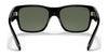 Ray-Ban JUNIOR WAYFARER NOMAD RJ9287S Sunglasses | Size 48 / Black №100/71 / Dark Green (3N 12.9%)