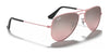 Ray-Ban JUNIOR AVIATOR RJ9506S Sunglasses / Arista Gold №223/6R / Green Mirror (3N 12.1%) / Size 52