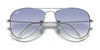 Ray-Ban JUNIOR AVIATOR RJ9506S Sunglasses / Arista Gold №223/6R / Green Mirror (3N 12.1%) / Size 52