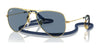Ray-Ban JUNIOR AVIATOR RJ9506S Sunglasses / Arista Gold №223/1U / Light Blue Mirror (3N 14%) / Size 52