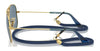 Ray-Ban JUNIOR AVIATOR RJ9506S Sunglasses / Arista Gold №223/6R / Green Mirror (3N 12.1%) / Size 52