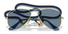 Ray-Ban JUNIOR AVIATOR RJ9506S Sunglasses / Arista Gold №223/6R / Green Mirror (3N 12.1%) / Size 52