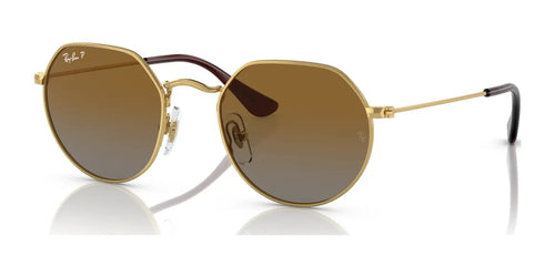 Ray-Ban JUNIOR JACK RJ9565S Sunglasses / Size 47 / Arista Gold №223/T5 / Brown (Polarized) (3P 14%)