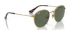 Ray-Ban JUNIOR ROB RJ9572S Sunglasses | Size 48 / Arista Gold №223/71 / Dark Green (3N 12.9%)