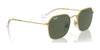 Ray-Ban RJ9594S Sunglasses | Size 49 / Arista Gold №223/71 / Dark Green (3N 12.9%)