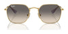 Ray-Ban RJ9594S Sunglasses | Size 49 / Arista Gold №223/71 / Dark Green (3N 12.9%)