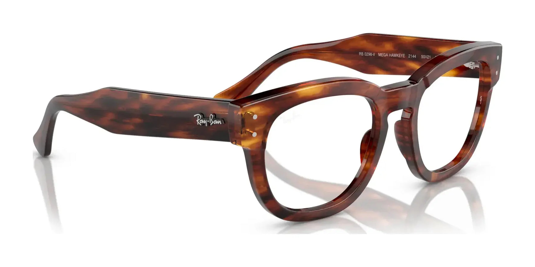 Ray-Ban MEGA HAWKEYE RX0298V Eyeglasses | Size 50 Ray-Ban MEGA HAWKEYE RX0298V Eyeglasses | Size 50